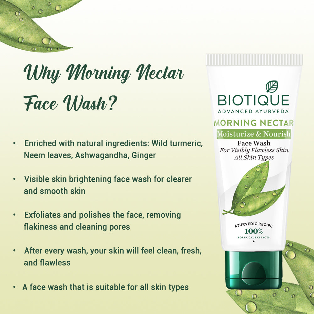 Morning nectar moisturize & nourish face wash