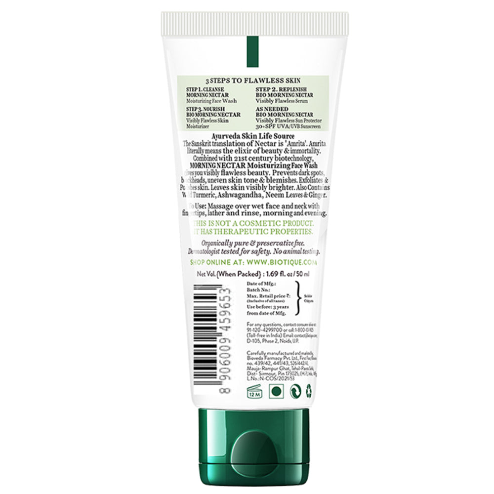 Morning nectar moisturize & nourish face wash