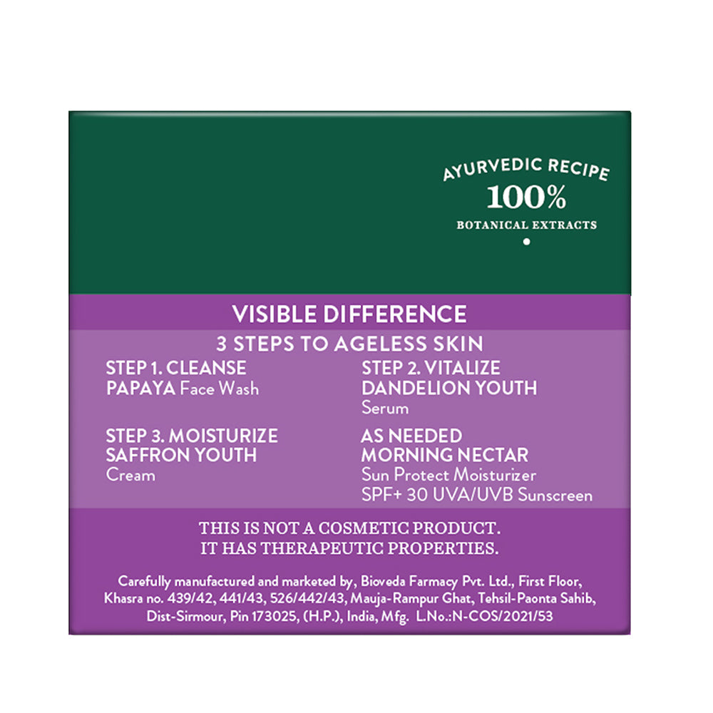 Saffron youth anti-ageing cream