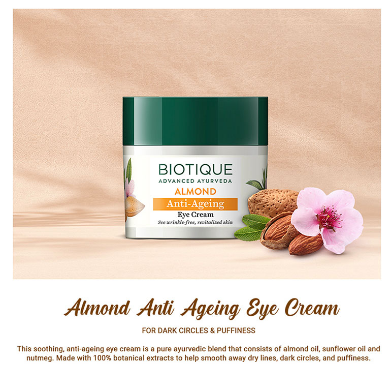 Almond anti-ageing eye cream