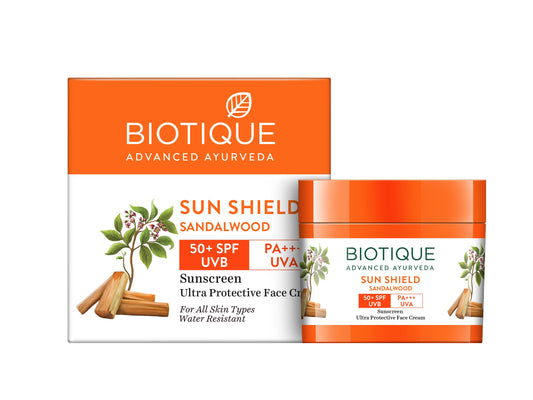 Sun Shield Sandalwood 50+SPF Suncreen