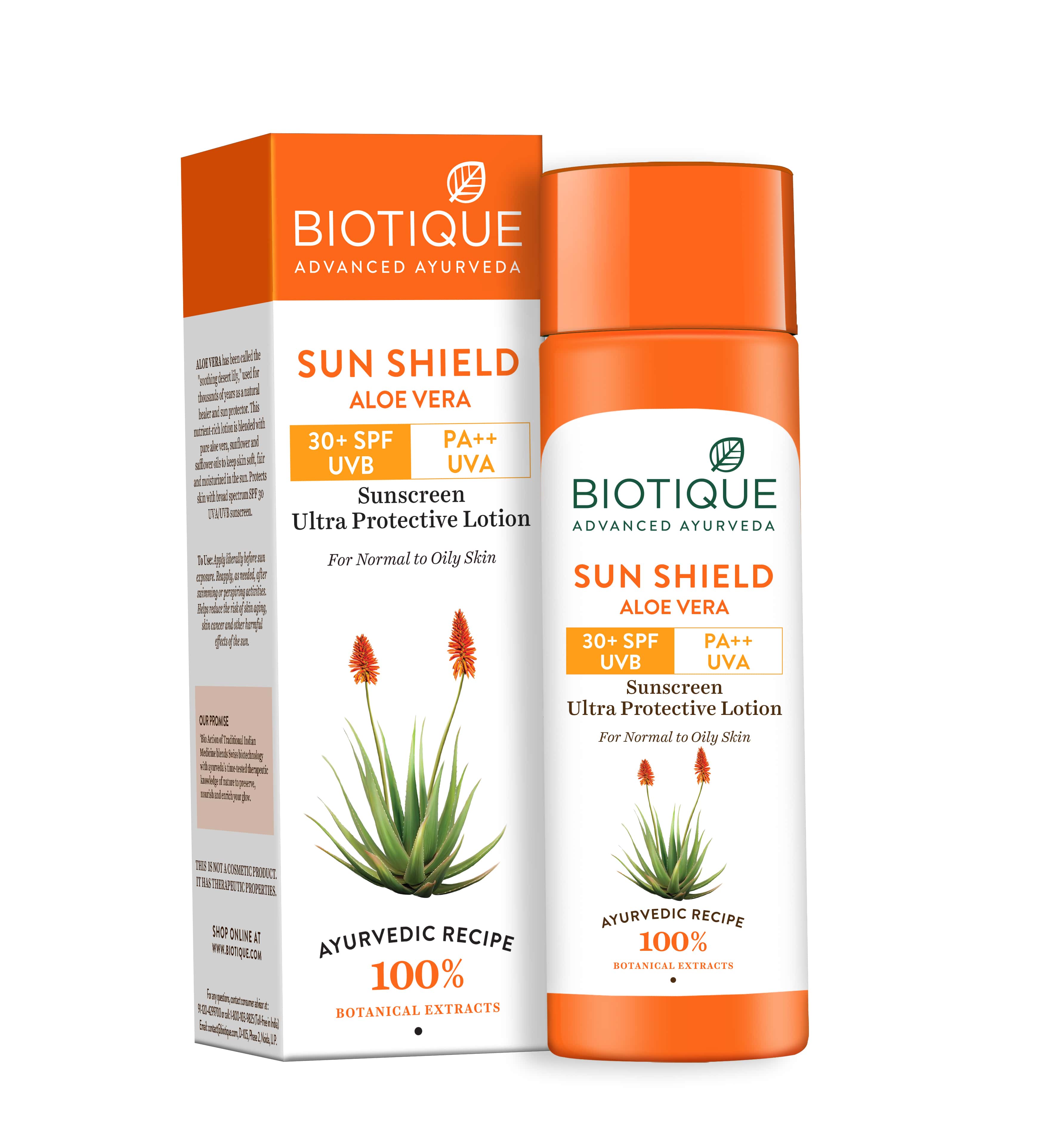 Sun shield aloe vera spf 30+  120ml