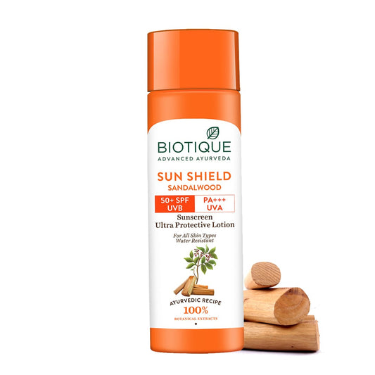 Sun Shield Sandalwood 50+SPF Suncreen Lotion 120 ml