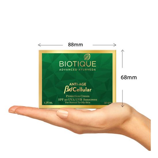 Anti-age bxl cellular protection cream spf 30 uva/uvb sunscreen 50g