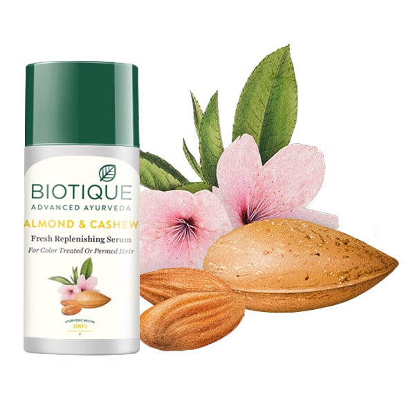Almond & cashew fresh replenishing hair protect serum