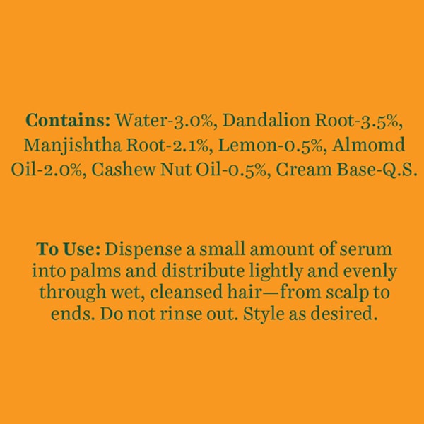Almond & cashew fresh replenishing hair protect serum