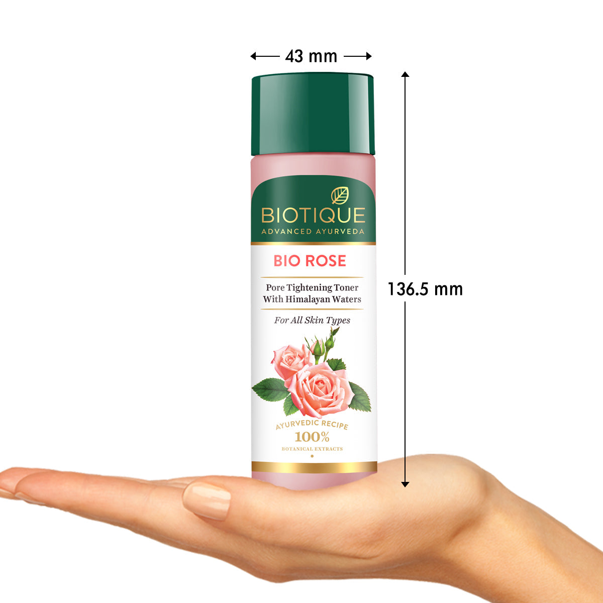 Rose pore tightening toner with himalayan waters120ml
