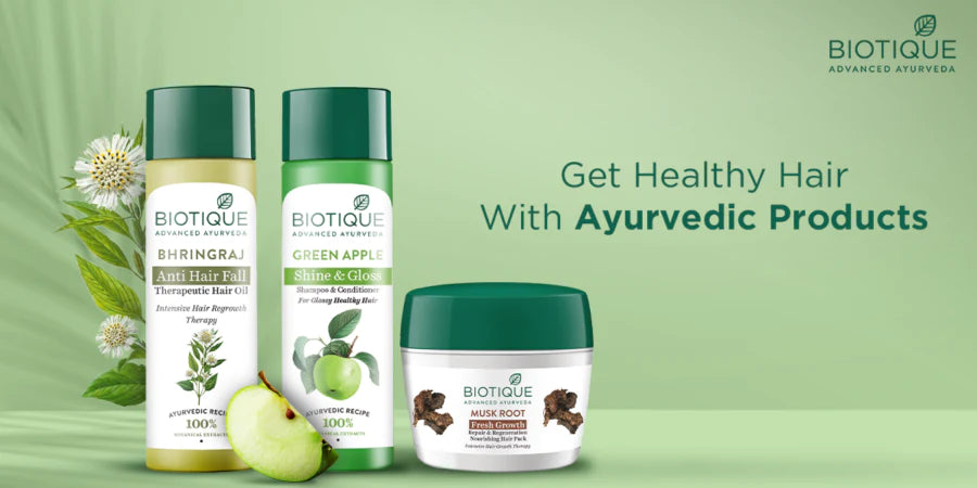 HOW CAN I GET HEALTHY HAIR WITH AYURVEDIC PRODUCTS?