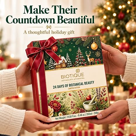 Biotique beauty and personal care advent calendar | beauty advent calender