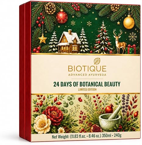 Biotique beauty and personal care advent calendar | beauty advent calender