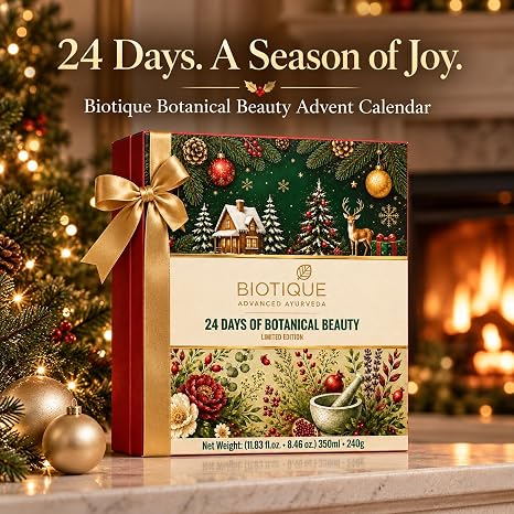 Biotique beauty and personal care advent calendar | beauty advent calender
