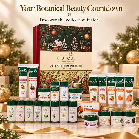 Biotique beauty and personal care advent calendar | beauty advent calender