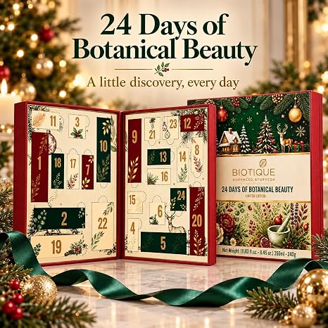 Biotique beauty and personal care advent calendar | beauty advent calender