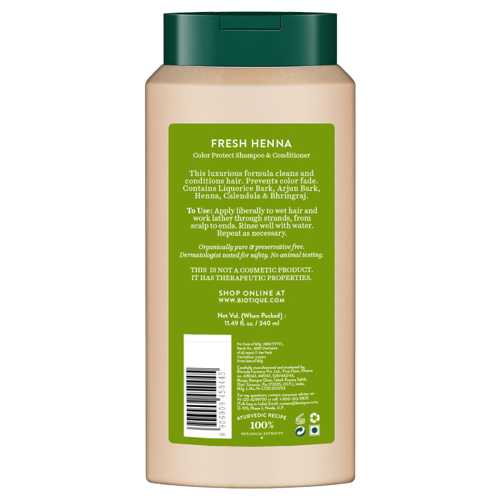 Fresh henna colour protect shampoo & conditioner