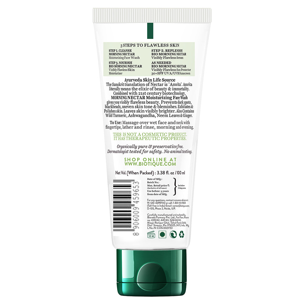 Morning nectar moisturize & nourish face wash
