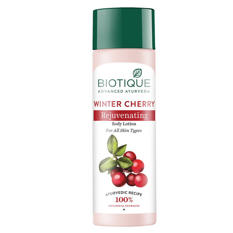 Winter cherry rejuvenating body lotion