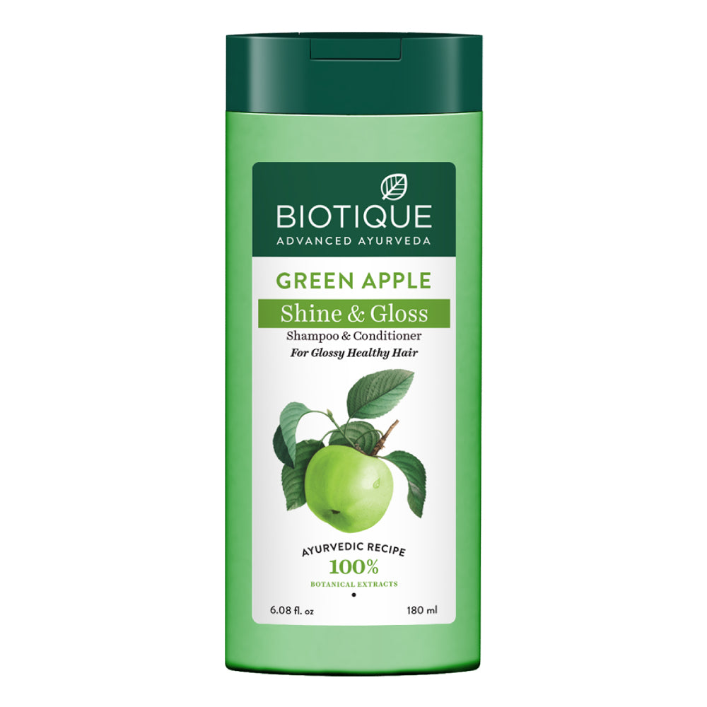 Green apple shine & gloss shampoo & conditioner