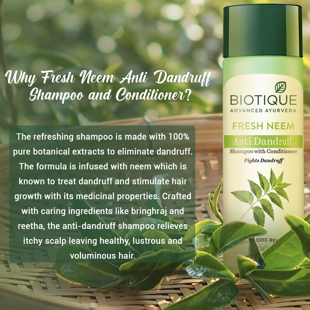 Buy FRESH NEEM Anti Dandruff Shampoo & Conditioner Online at Best Price ...