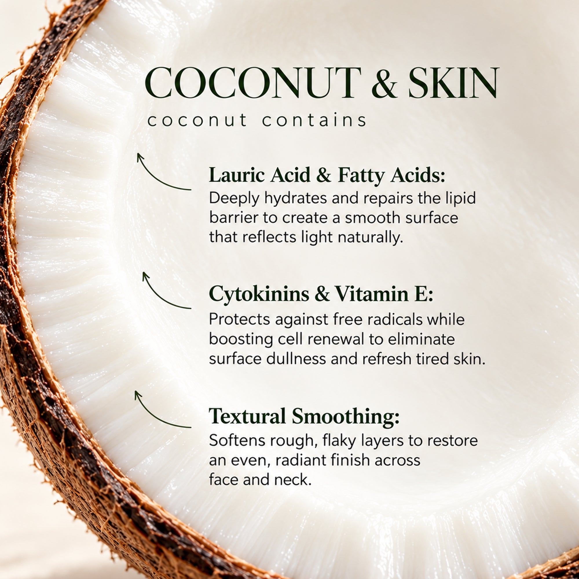 Biotique coconut radiance face cream – lightweight daily moisturizer for soft, hydrated & radiant-looking skin – non-greasy hydration with botanical extracts – for normal to dry skin, 1.76 oz