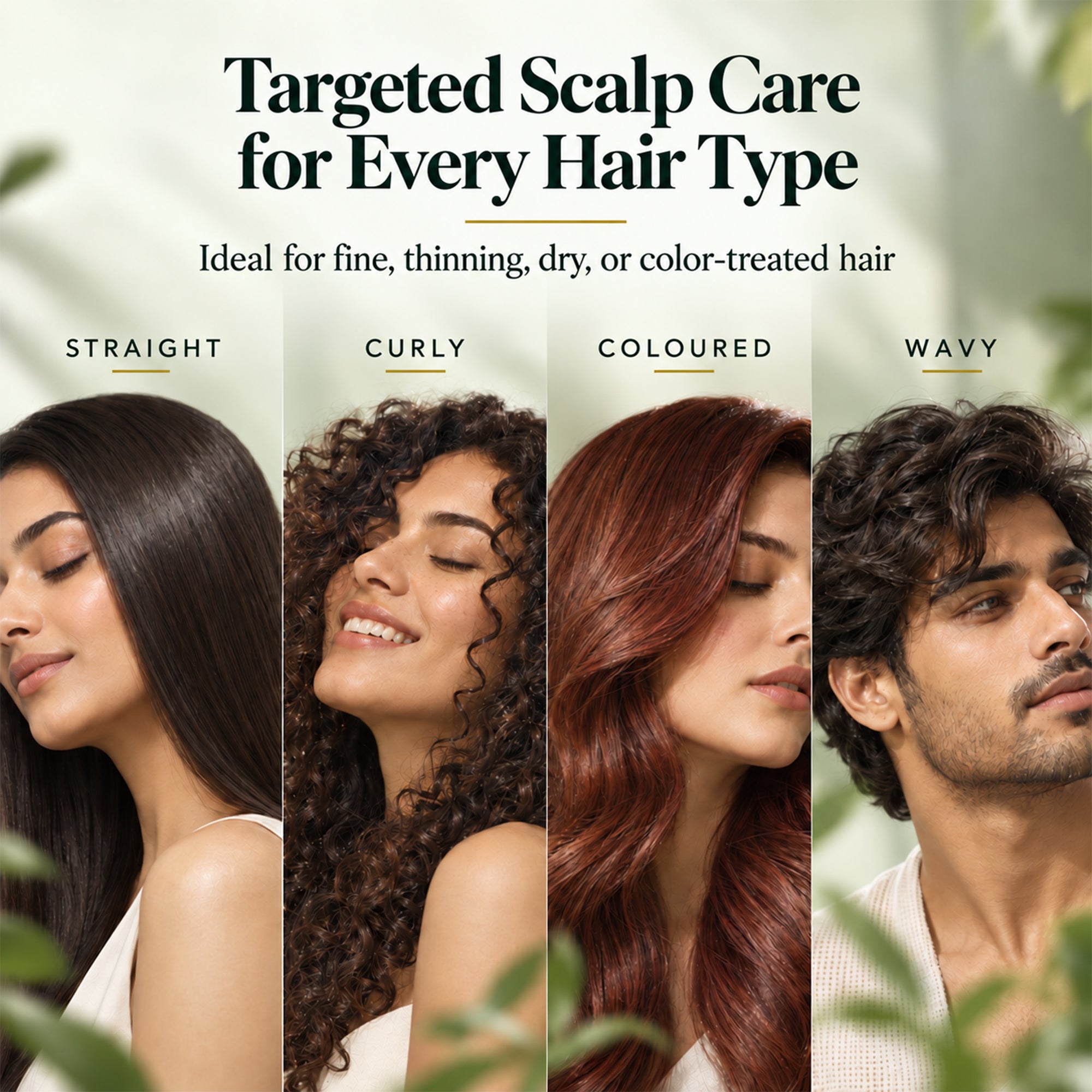 Biotique mountain ebony hair serum for frizzy & dry hair – lightweight, non-greasy leave-in treatment for smooth, shiny, manageable hair – botanical formula for daily use, 4 fl. oz.