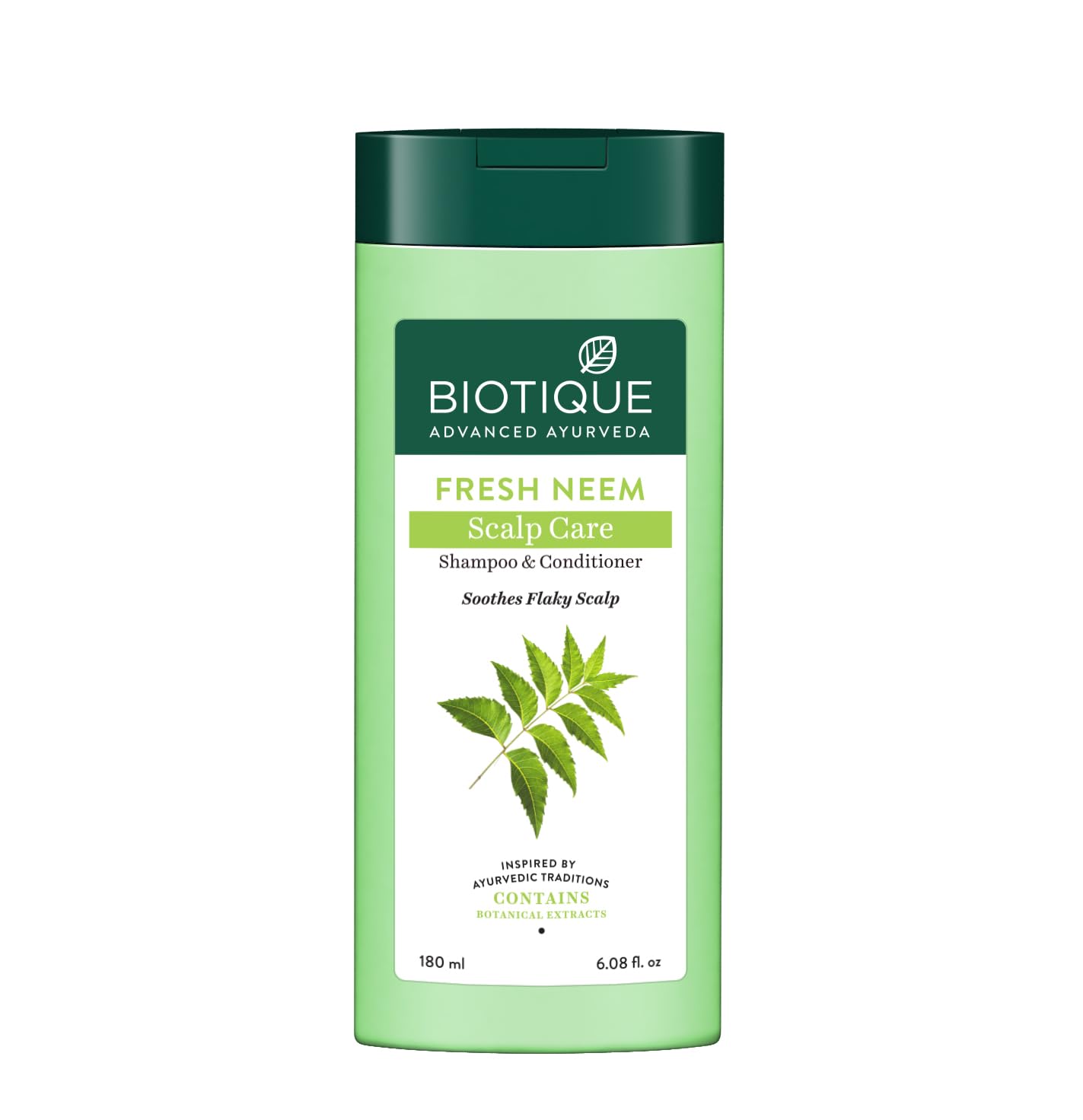 Biotique fresh neem 2-in-1 clarifying shampoo & conditioner -180ml