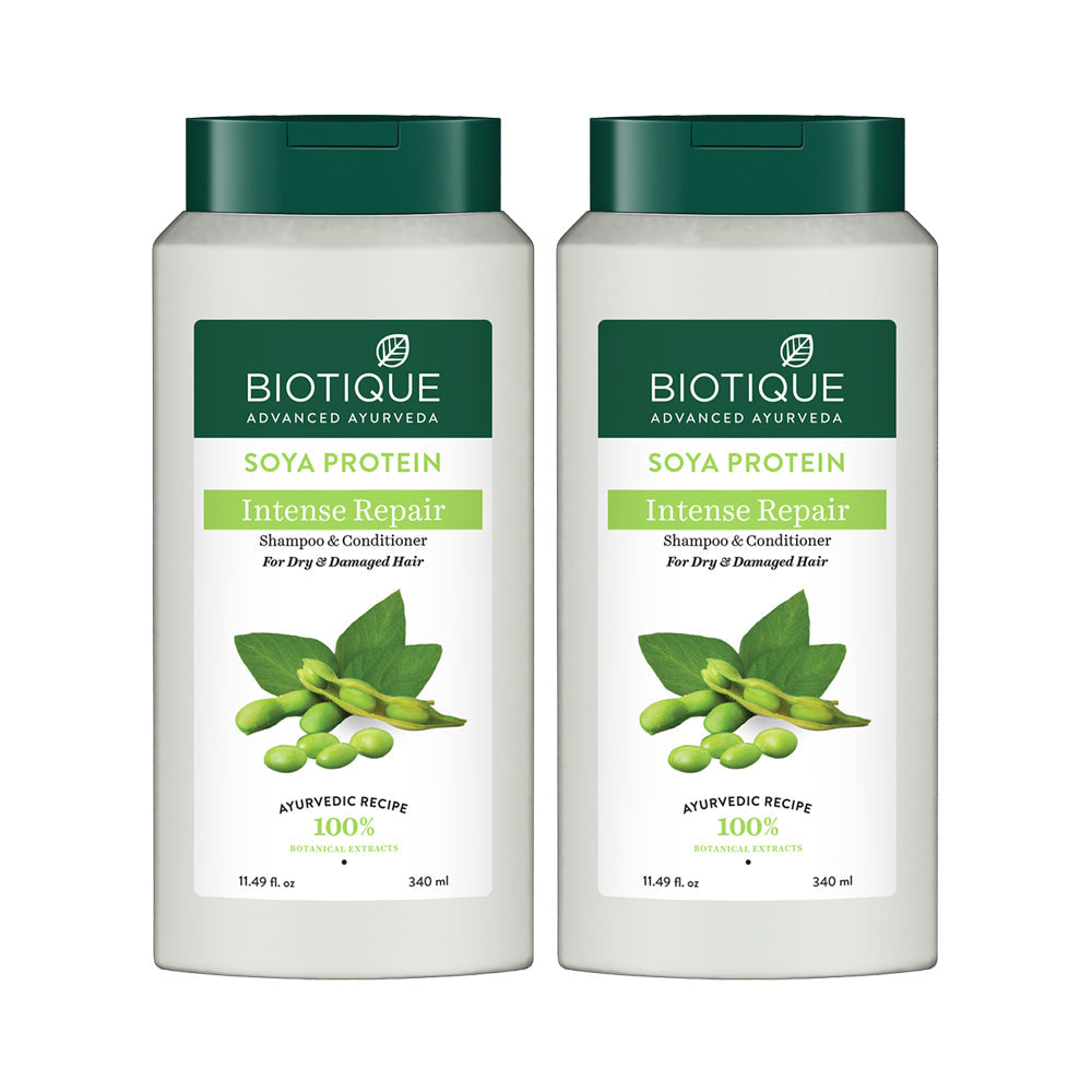 Soya protein intense repair shampoo & conditioner