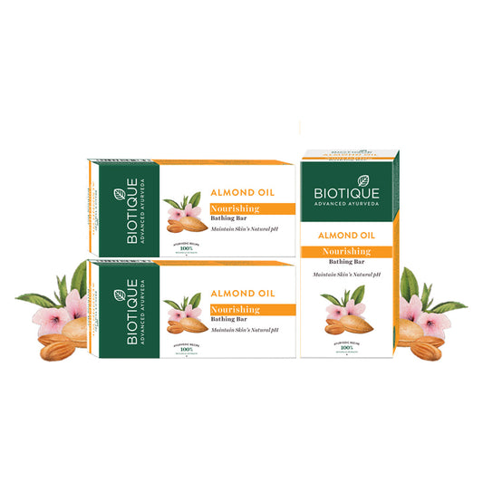 Biotique Almond Oil Nourishing Bathing Bar 150g