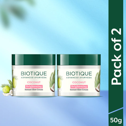 Pack of 2 coconut brightening cream