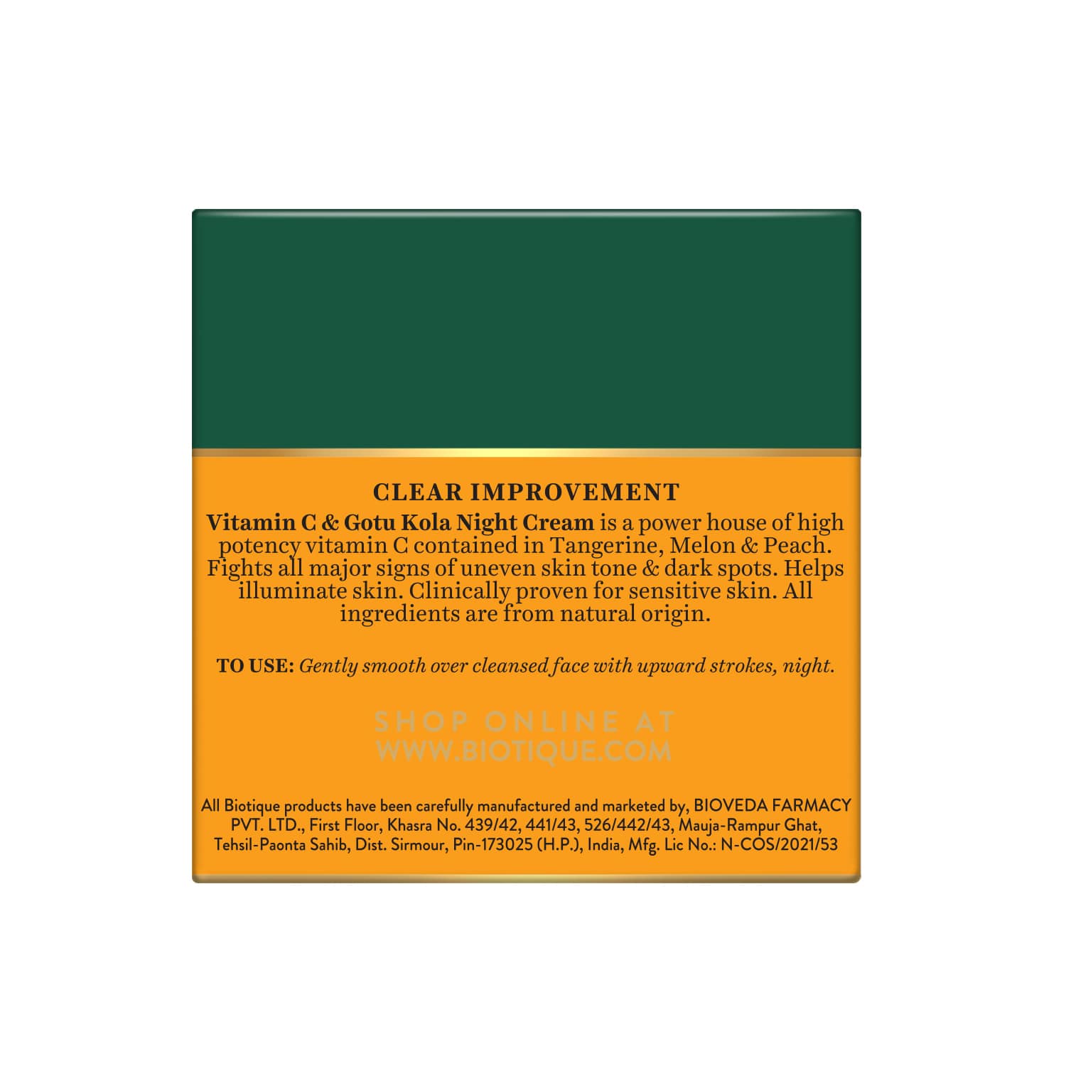 Clear Improvement Vitamin C & Gotu Kola Night Cream 50Gm