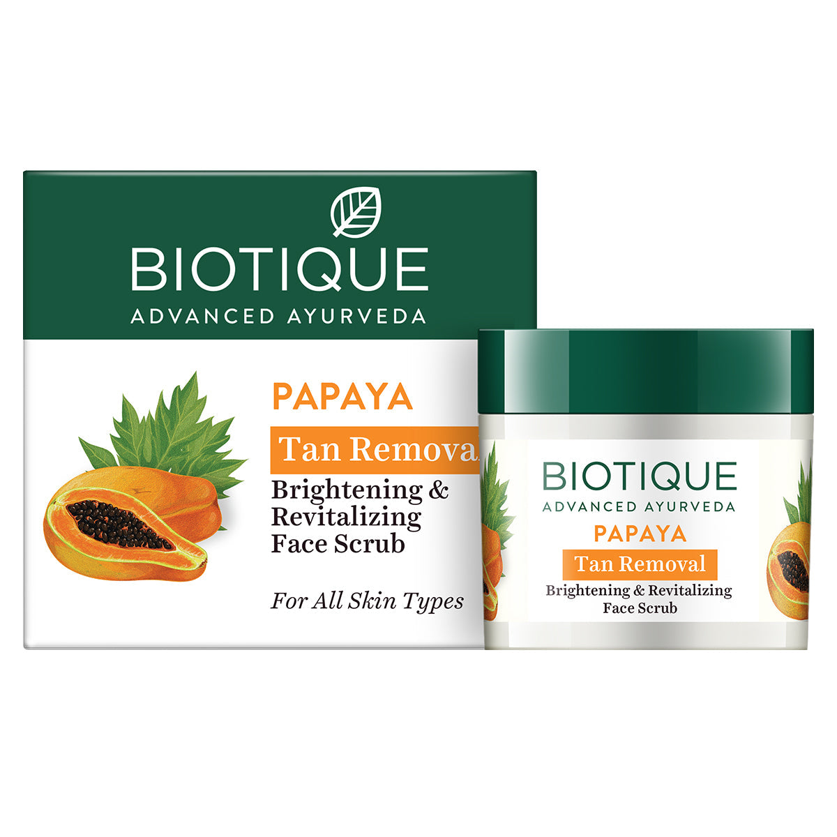 Biotique Bio Papaya Revitalizing Tan Removal Face Scrub 75g