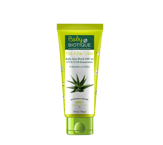 Bio Aloevera Baby Sun Block Spf20 Sunscreen