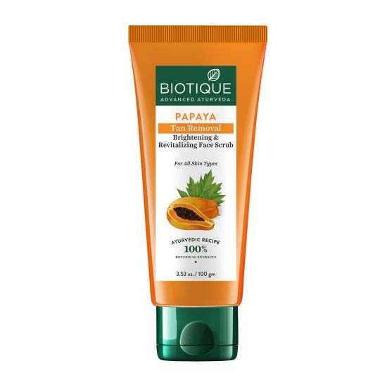 PAPAYA Tan Removal Brightening & Revitalizing Face Scrub 100g