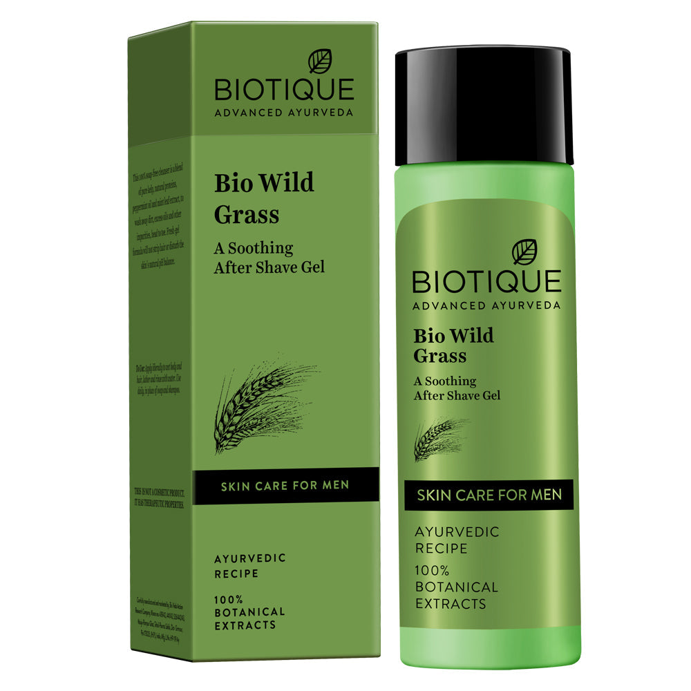 Bio WILD GRASS After Shave Gel Soothes & Refreshes Skin